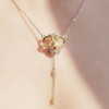 925 Sterling Silver Anime Sailor Moon Cosmos Eternal Tiare PROPLICA Necklace Pendant Pearl Jewelry For Fans Women Gift