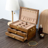 Big Size Jewelry Box Drawer Necklace Earrings Rings Jewelry Boxes Wood Accessories Storage Display Bangles Organizer for Women