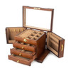 Wooden Jewelry Box Organizer Luxury Jewelry Box Set Multi for Women Layer Large Capacity Display Rack Dust Proof Pandora Boxs