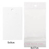 Earring Cards Necklace Display Cards with Bags 50pcs Earring Display Cards 50Pcs Self-Seal Bags Kraft Paper Tags for DIY Jewelry
