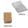 Earring Cards Necklace Display Cards with Bags 50pcs Earring Display Cards 50Pcs Self-Seal Bags Kraft Paper Tags for DIY Jewelry