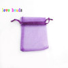 50pcs 7x9 9x12 10x15 13x18cm Gift Organza Bags Drawable Wedding Party Decoration Gift Bags Display Packaging Jewelry Pouches