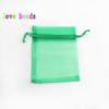 50pcs 7x9 9x12 10x15 13x18cm Gift Organza Bags Drawable Wedding Party Decoration Gift Bags Display Packaging Jewelry Pouches