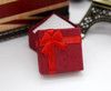 Fashion Ribbon Jewelry Box Multi Colors Ring Earrings Pendant 4x4x3cm Display Packaging Gift