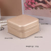 Portable Jewelry Storage Box Travel Organizer Jewelry Case PU Leather Storage Earrings Necklace Ring Jewelry Organizer Display