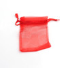 50pcs/lot Organza Christmas Gift Bags Drawstring Jewelry Packing Wedding Party Candy Gift Bags 5x7cm 7x9cm 9x12cm 10x15cm