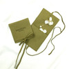 100pcs Custom Logo Microfiber Velvet Jewelry Gift Bag Wedding Favors Bulk Candy Organizer Pouch Earrings Packaging Storage Bag
