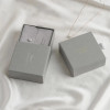 Wholesale 20sets/lot Custom Paper Jewelry Boxes Suede Envelop Pouch Jewelry Gift Box Set With Logo Printed