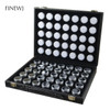 Jewelry Gemstone Holder Container Organizer Loose Diamond Display Storage Carrying Collection Case 70 Grids Gem Pots with Sponge