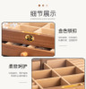 Drawer Jewelry Box Organizer Storage Chinese Style Pine Wooden Large Box High Capacity Luxurious Solid Wood Necklace Earrings