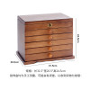 Drawer Jewelry Box Organizer Storage Chinese Style Pine Wooden Large Box High Capacity Luxurious Solid Wood Necklace Earrings