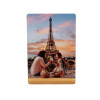 Free shipping 10pcs/lot 1mm thick Aluminum Photo frame Sublimation blanks aluminum photo frame Bamboo base