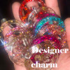 （MY-011）Randomly mixed luxury resin charm for bracelet jewelry making
