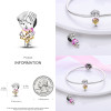 925 Sterling Silver Boy Girl Couple Lovers Beads Marriage Charms Dangle Fit Original Pandora Bracelet Charms Jewelry Women DIY