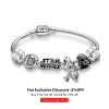 New Star Wars Kitty Fit Pandora 925 Original Bracelet Marvel Shoes Silver Charm Beads Suitable for DIY Luxury Quality