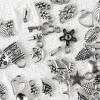100/200pcs Tibetan Silver Mixed Pendant Animals Charms Beads for Jewelry Making Bracelet Earrings Necklace DIY Craft Art Charms