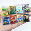 10Pcs/Lot Resin Kawaii Snacks Potato Chips Bag Food Charm Pendant For Earring KeyChain Diy Jewelry Making Findding