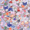 30/50/100PCS Mixed Gold Color Alloy Enamel Cute Heart Flower Fruit Charms Pendant For DIY Earrings Bracelet Jewelry Accessories