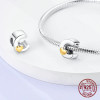 925 Silver Letter A-Z Alphabet Charm Name Beads Fit Original Pandora Bracelets Charms for Women DIY Pendant Making Jewelry