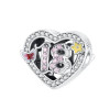 925 Silver Birthday Stone Digital Love Boutique Pendant Fit Pandora Original Bracelet Charm Beads Necklace Diy Female Jewelry