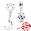 Hot Sales 925 Sterling Silver Spining Compass Dangle Charm Fit Pandora Original Bracelet Pendant DIY Women Party Jewelry