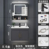 New Modern Light Luxury Bathroom Cabinets Toilet Ceramic Integrated Washbasin Bathroom Vanity Cabinet With Sink