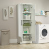 Soft White Finish Dresser HomePlus Storage Pantry Cabinets Vanity Bathroom Wall Cabinet L: 23.31“ X W: 17.01” X H: 70.91“ Pia