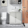 24" Bathroom Vanity Cabinet Single Wood Vessel Sink Top Sink Cabinet Modern Bathroom Storage Small Quick Assembly