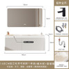Customized customized imported integrated basin oak bathroom cabinet washstand bathroom smart mirror cabinet double basin.