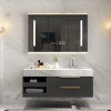 Slate Bathroom Cabinets Combination Bathroom Furniture Washbasin Cabinet Intelligent Integrated Basin Bathroom Storage Cabinet
