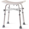 Adjustable Bath Chair with Unique Heavy Duty Crossbar Supports, Shower Stool, Bathroom Chair, Safety Handicap Shower Chair