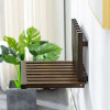 Folding Chair Wall Mounted Invisible Shoe Changing Stool Solid Wood Wall Seat Fold Away Stool Suitable For Various Occasions