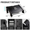 Foot Rest for Under Desk Adjustable Foot Rest Ergonomic Foot Stool Massage for Pressure Relief Portable Footstool Leg Rest Desk