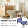 Squat Bench For Adult Portable Squatting Poop Foot Stool Waterproof Non Slide Poop Seat Pregnant Washroom Stool Dorm Toilets