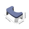 Squat Bench For Adult Portable Squatting Poop Foot Stool Waterproof Non Slide Poop Seat Pregnant Washroom Stool Dorm Toilets