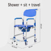 Foldable Bathroom Chair for Elderly and Pregnant Women,Shower Stool with Commode,Non-Slip Design Lightweight and DurableDisabled