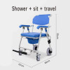 Foldable Bathroom Chair for Elderly and Pregnant Women,Shower Stool with Commode,Non-Slip Design Lightweight and DurableDisabled