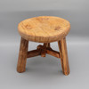 Naturally Weathered Old Wooden Stool, Mortise and Tenon Jointed Stool, Chinese Antique, Bathroom Chair