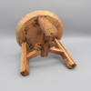 Naturally Weathered Old Wooden Stool, Mortise and Tenon Jointed Stool, Chinese Antique, Bathroom Chair