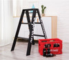 Modern Step Ladder 2 or 3 Step Aluminium Folding Ladder Portable Slim Step Stool Safety Household Stepladder with Milti-fuction