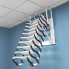 Outdoor Wall-mounted Telescopic Step Ladder carbon steel Lift Ladders for Home Indoor Space-saving Attic Telescopic Staircase