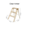 PC Plastic Clear Acrylic Crystal Upper Transparent Stepladder Step Ladder Household Three Ladder Multifunction Pedal Non Skip