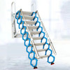 Wall-mounted Ladders Attic Retractable Stairs Lifting Indoor and Outdoor Invisible Folding Ladders Simple Stretching Stairs A