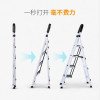 Folding Ladder Home Carbon Steel Thickening Indoor Herringbone Mobile Stairs Telescopic Step Multifunctional Escalator Safe