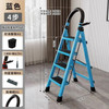 Folding Ladder Home Carbon Steel Thickening Indoor Herringbone Mobile Stairs Telescopic Step Multifunctional Escalator Safe