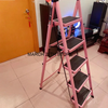 Non-slip Home Step Ladders Multi-functional Thickened Steel Pipe Shrinking Step Stools Climbing Stairs Indoor Folding Ladder