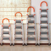 Home Indoor Portable Stairs Modern Telescopic Step Stools Folding Aluminum Ladder Kitchen Multi-function Herringbone Step Ladder