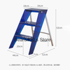 Designer Step Stool PC Plastic Stairs Ins Bedside Shelf Flower Table Shop Studio Display Rack Transparent Foldable Step Ladders