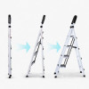 Non-slip Home Step Ladders Indoor Folding Ladder Multi-functional Thickened Steel Pipe Shrinking Step Stools Climbing Stairs
