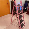 Non-slip Home Step Ladders Indoor Folding Ladder Multi-functional Thickened Steel Pipe Shrinking Step Stools Climbing Stairs